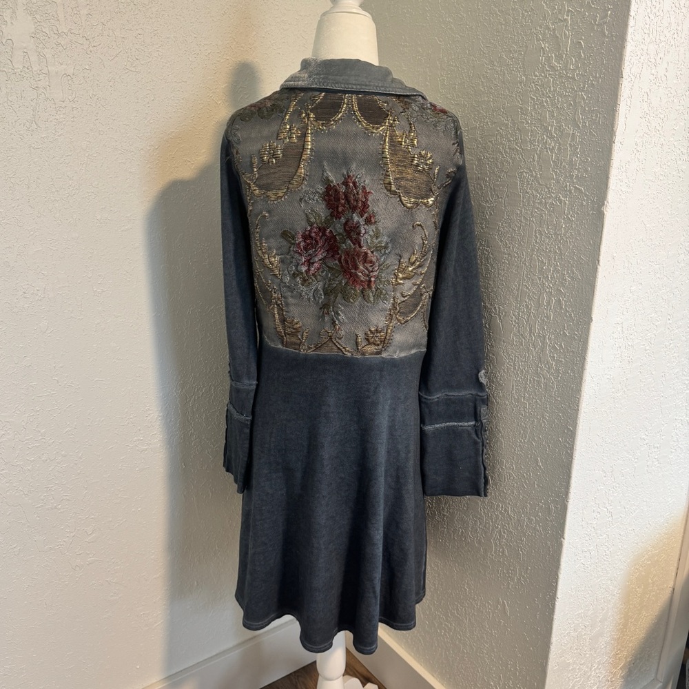 Embroidered Boho Coat SMALL soft surroundings - Picture 3 of 8